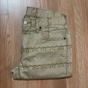 Men’s Levi’s 511 Tribal Khaki Pants Size 30 W 32 L